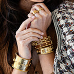 Capucine De Wulf Berry Classic Gold Cuff - Gold