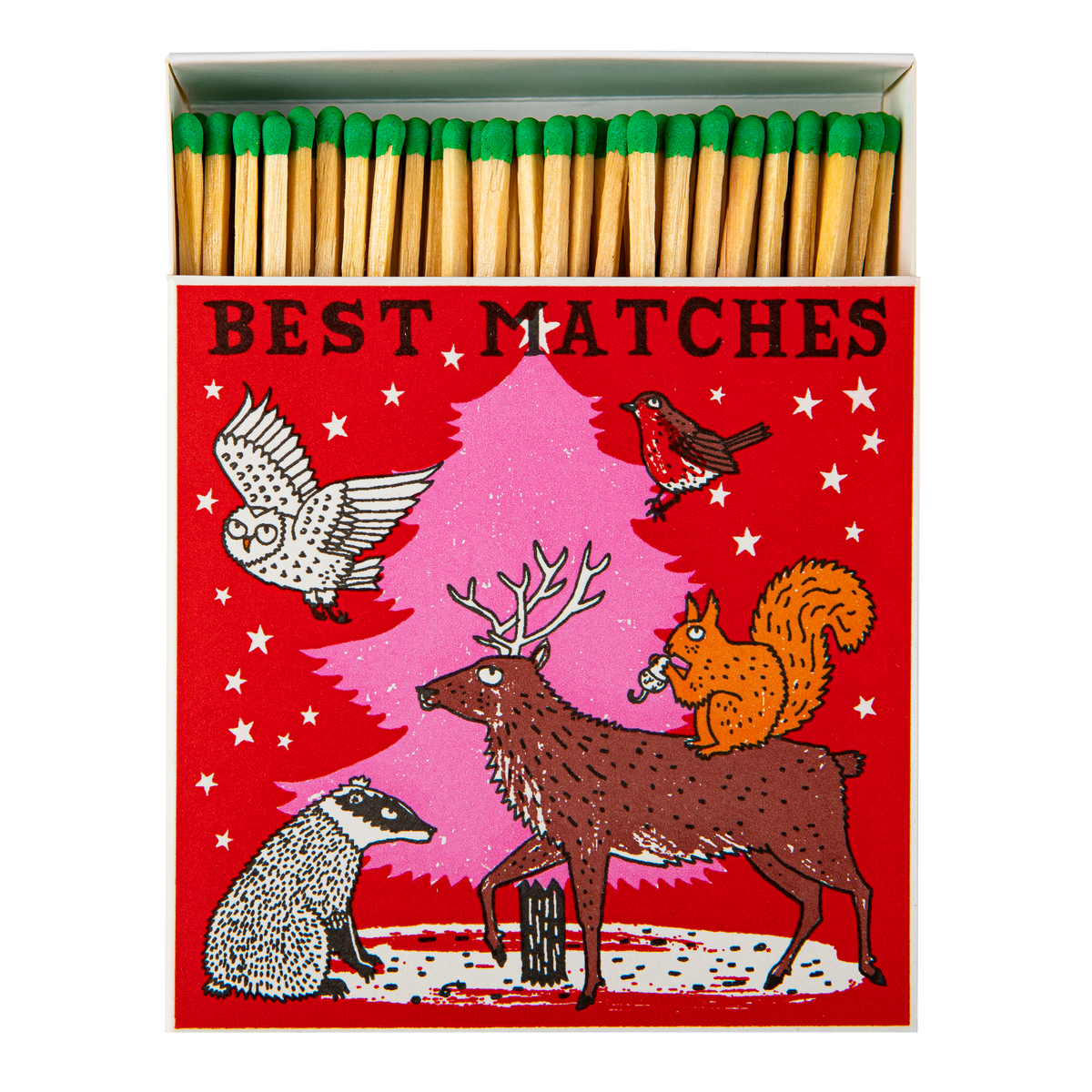 Archivist Keepsake Matchbox - Woodland Christmas Tree