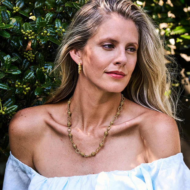 Capucine De Wulf Berry & Bead Chain, 24" - Gold