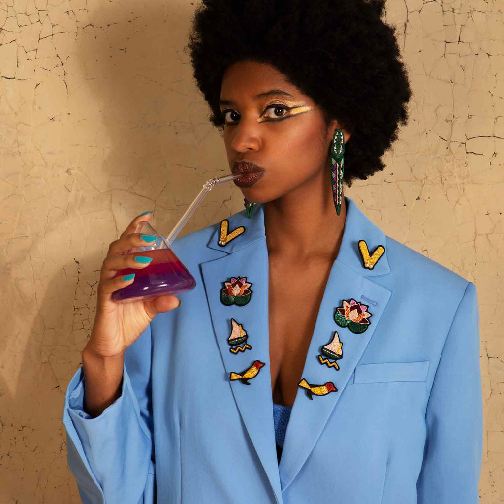 Macon & Lesquoy - Brooch - Water Lily