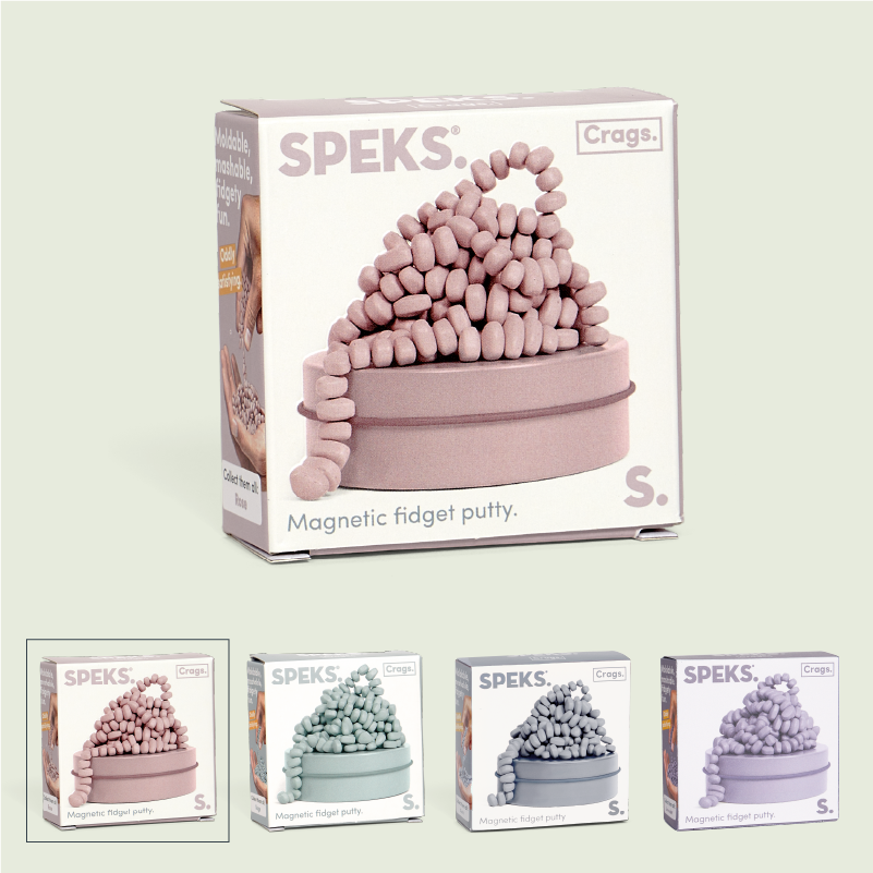 Speks - SMALL Neutral Crags | Rose