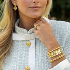 Capucine De Wulf Berry Eternity Hinged Bangle