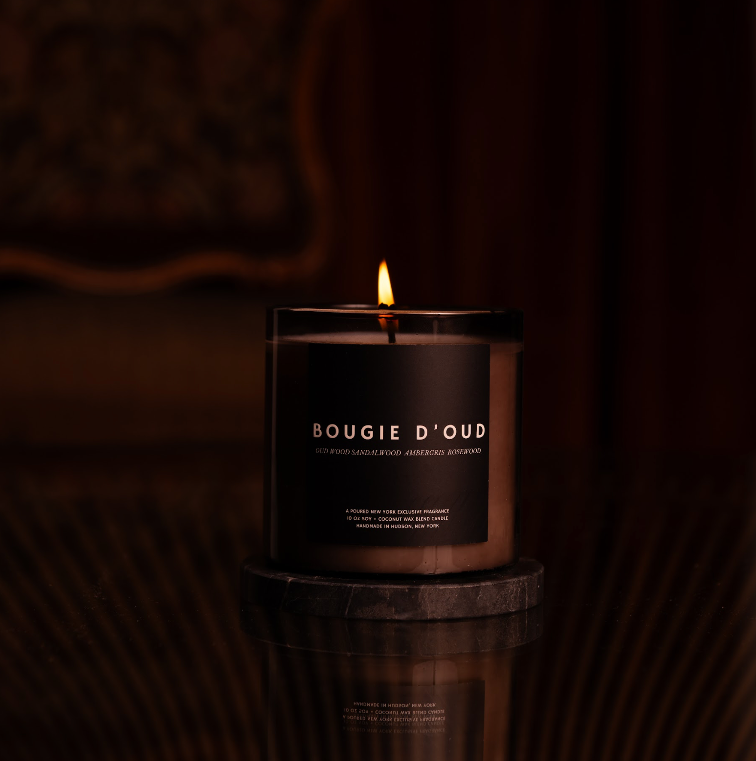 Poured New York - BOUGIE D'OUD | 10oz Candle