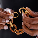 Capucine De Wulf Earth Goddess Link Bracelet - Teak