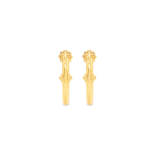 Capucine De Wulf Berry Slice Small Hoop Earrings - Gold