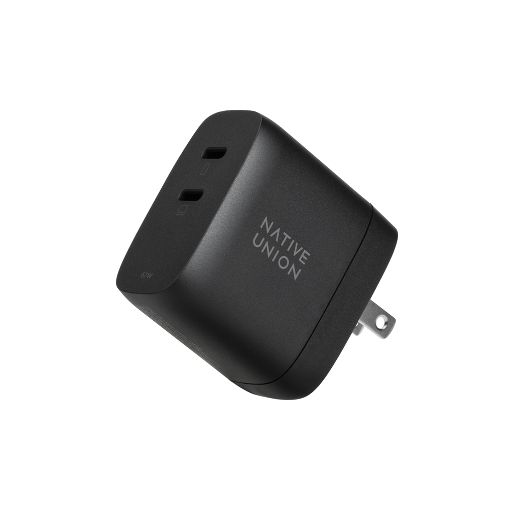 Native Union Paris - Fast GaN Charger PD 67W: Black