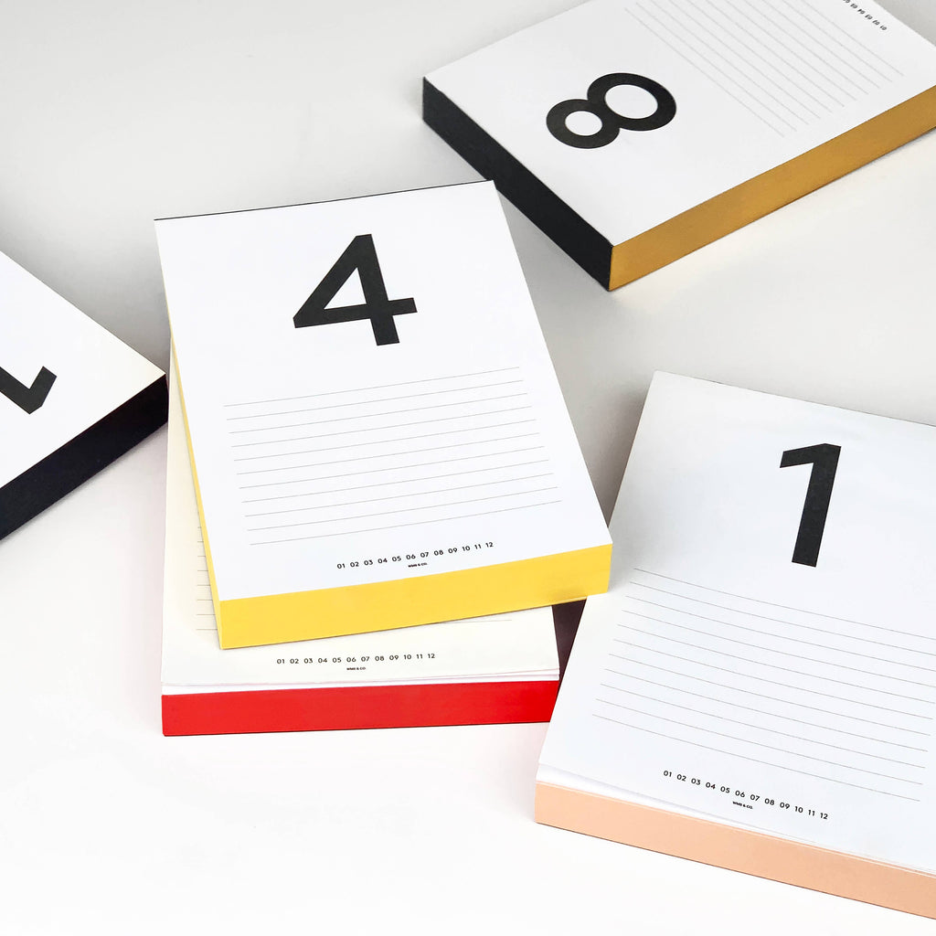 Wms&Co. Daily Calendar Pad: Blush