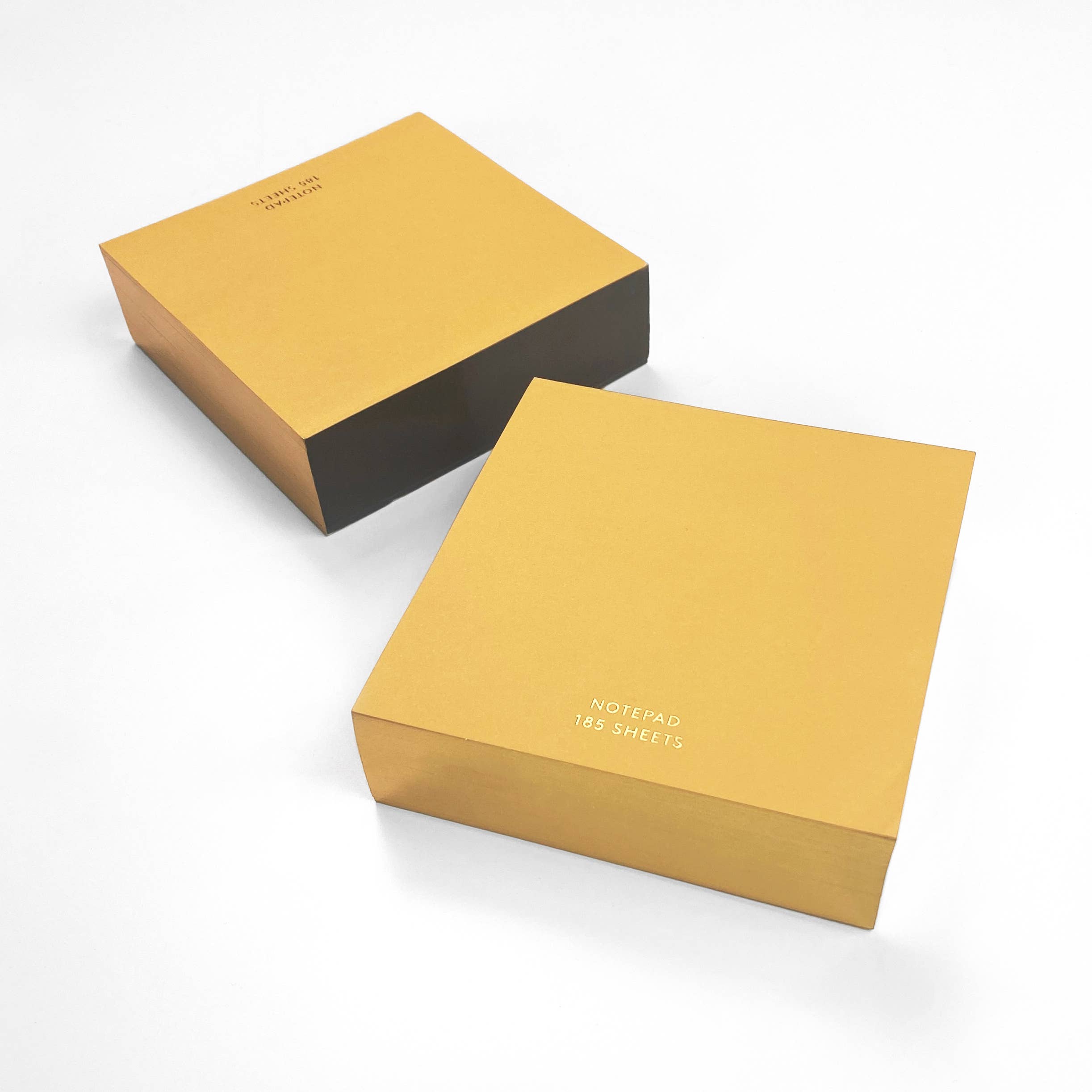 Wms&Co. ColorPads: Yellow with Gilded edge, Large Square