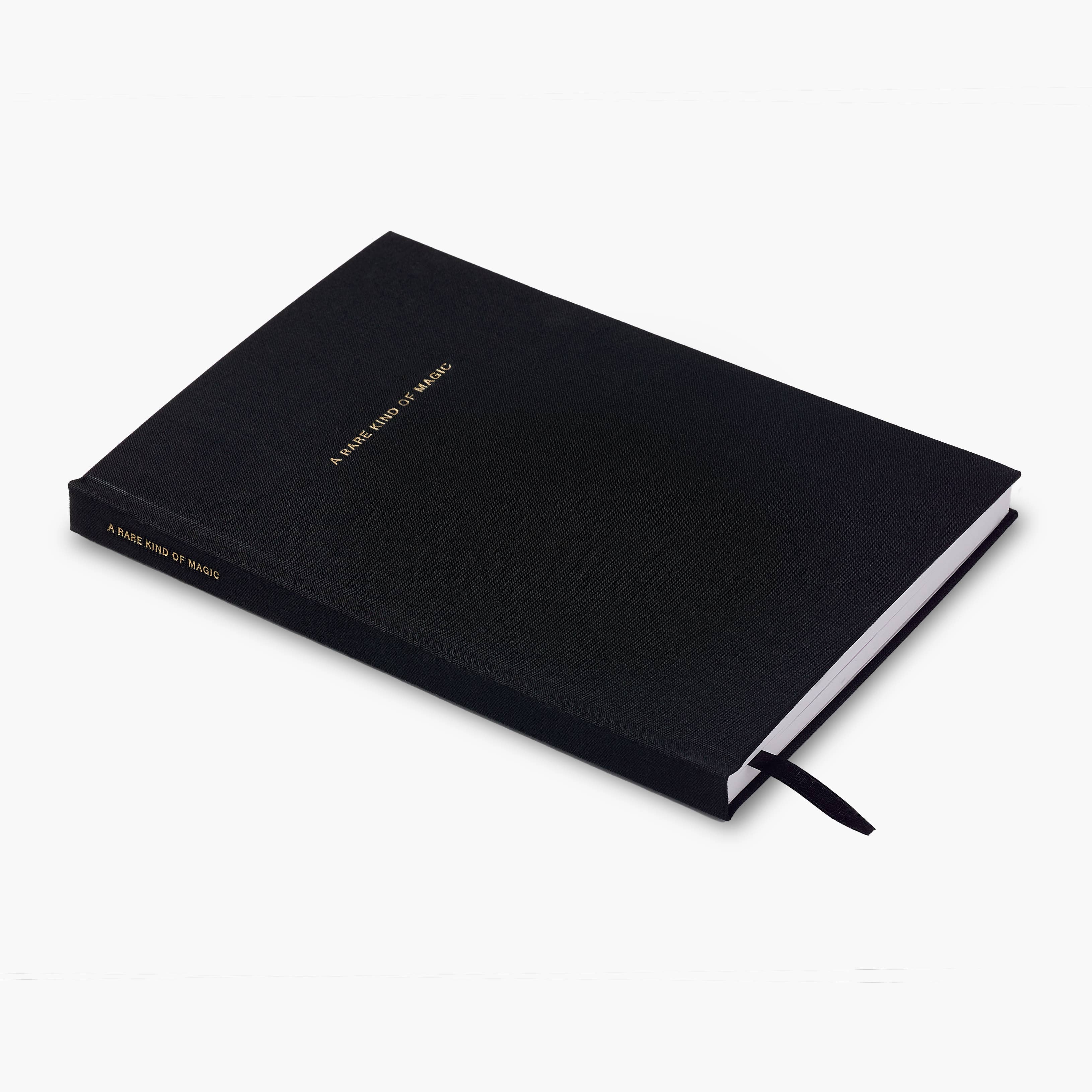 Souvenir Stationery - A Rare Kind Of Magic Black - Linen Notebook | Lined Journal