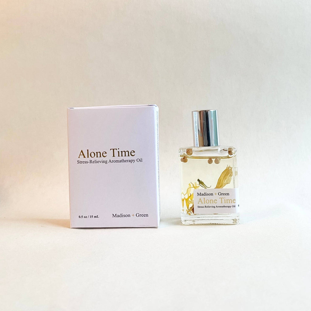 Madison + Green - "Alone Time" - Aromatherapy Body Oil: Mini Traveler *