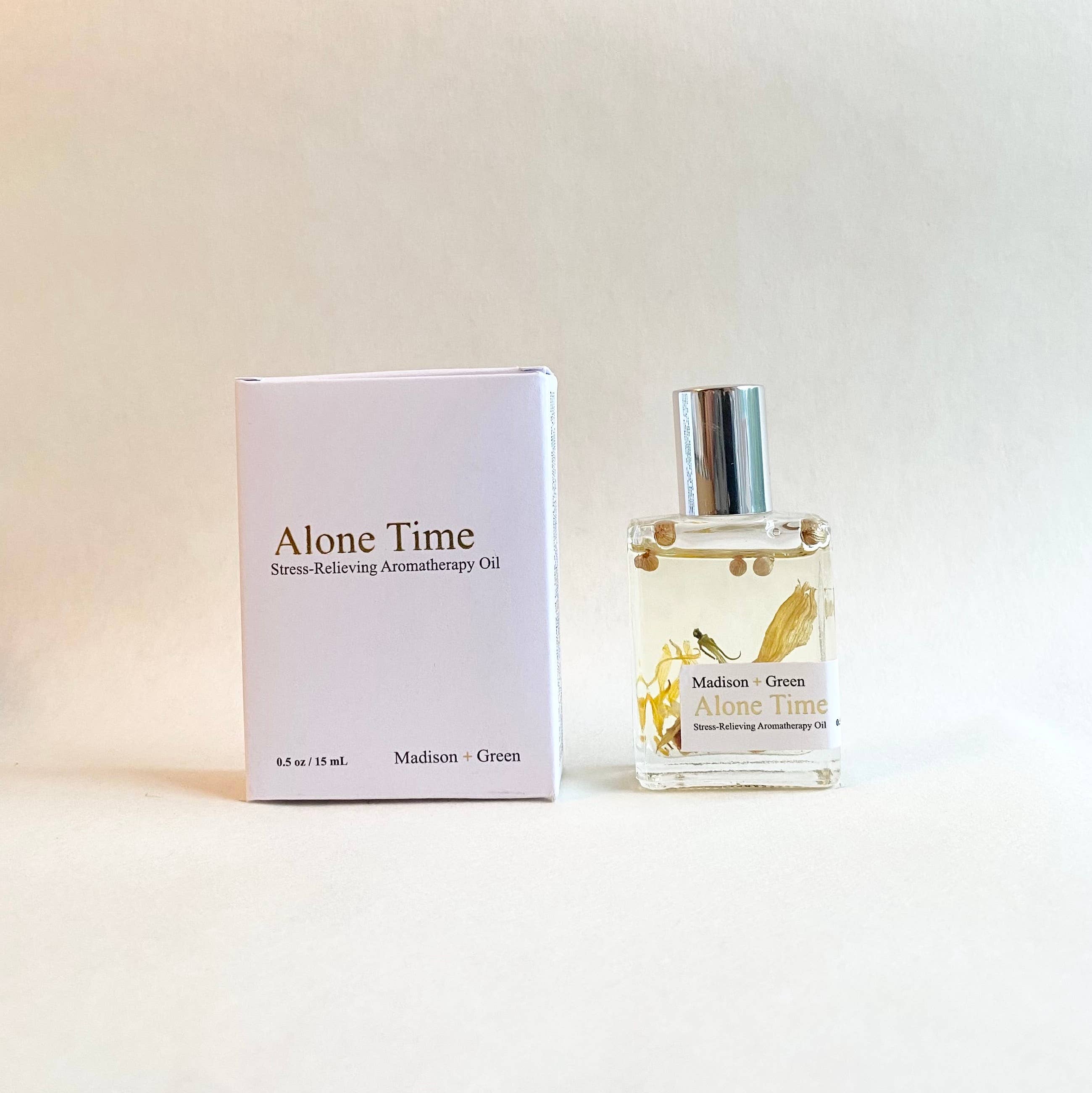 Madison + Green - "Alone Time" - Aromatherapy Body Oil: Mini Traveler *