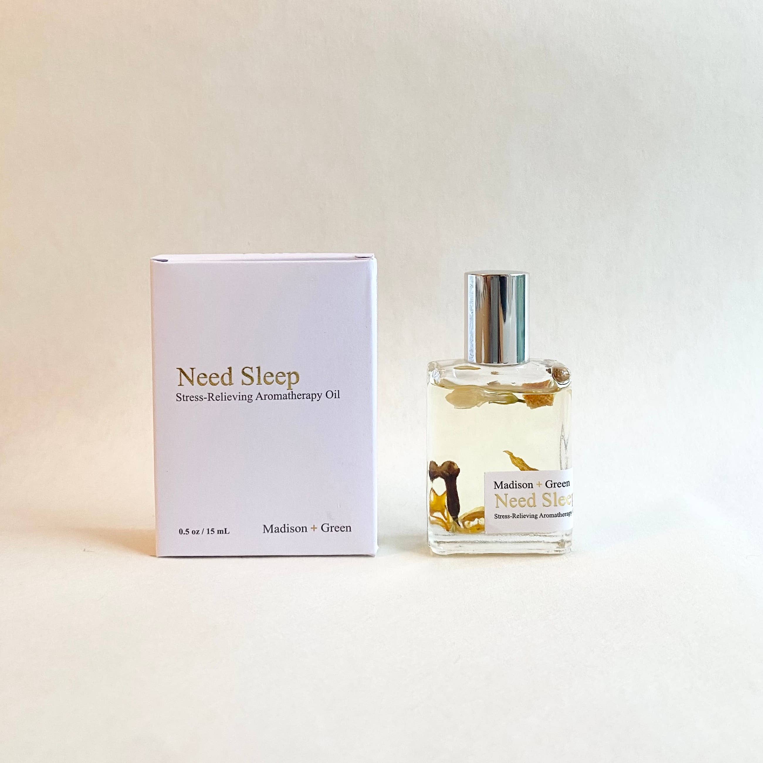 Madison + Green - "Need Sleep" - Aromatherapy Body Oil: Mini Traveler