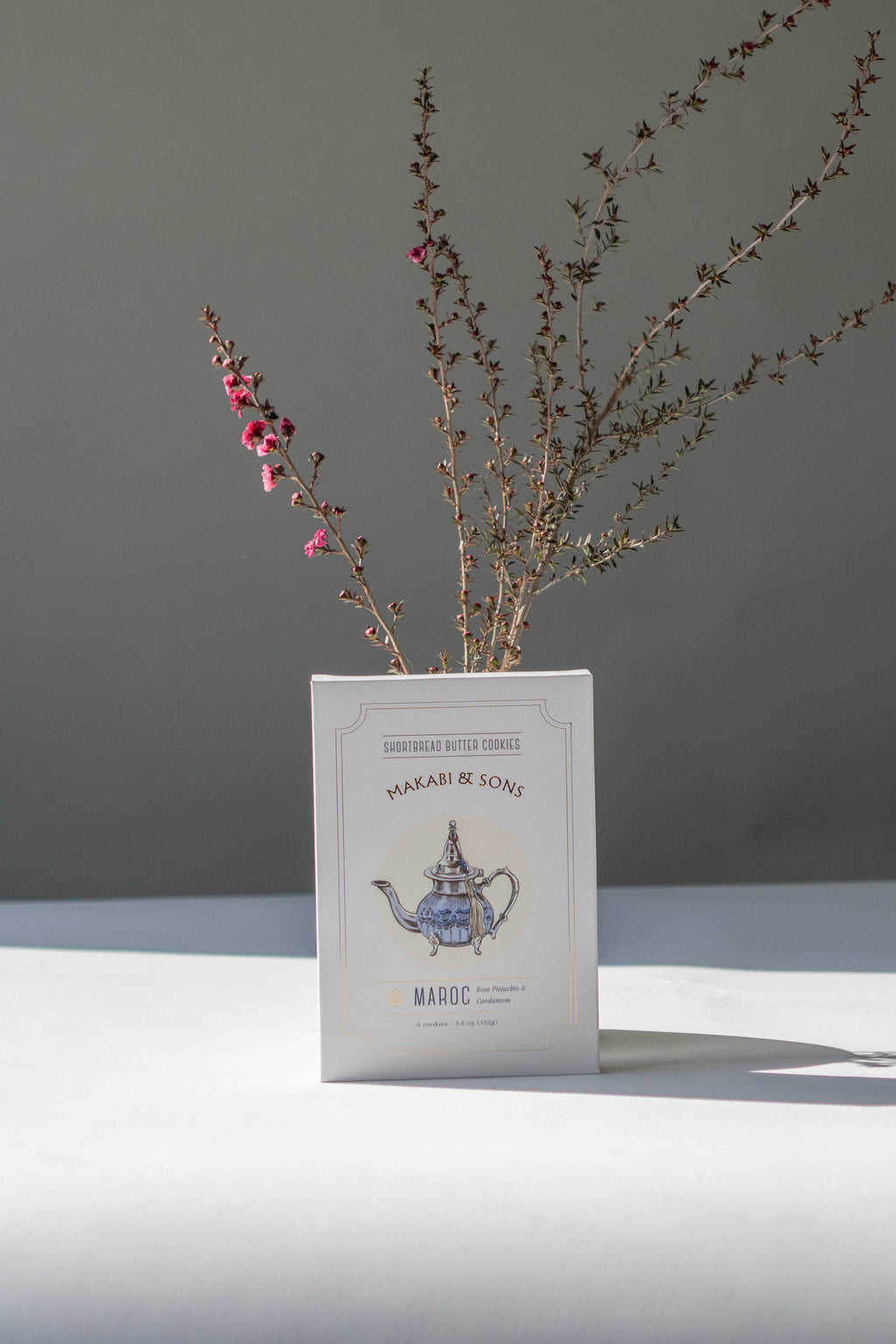 Makabi & Sons - Rose Pistachio Cardamom Cookies - Maroc