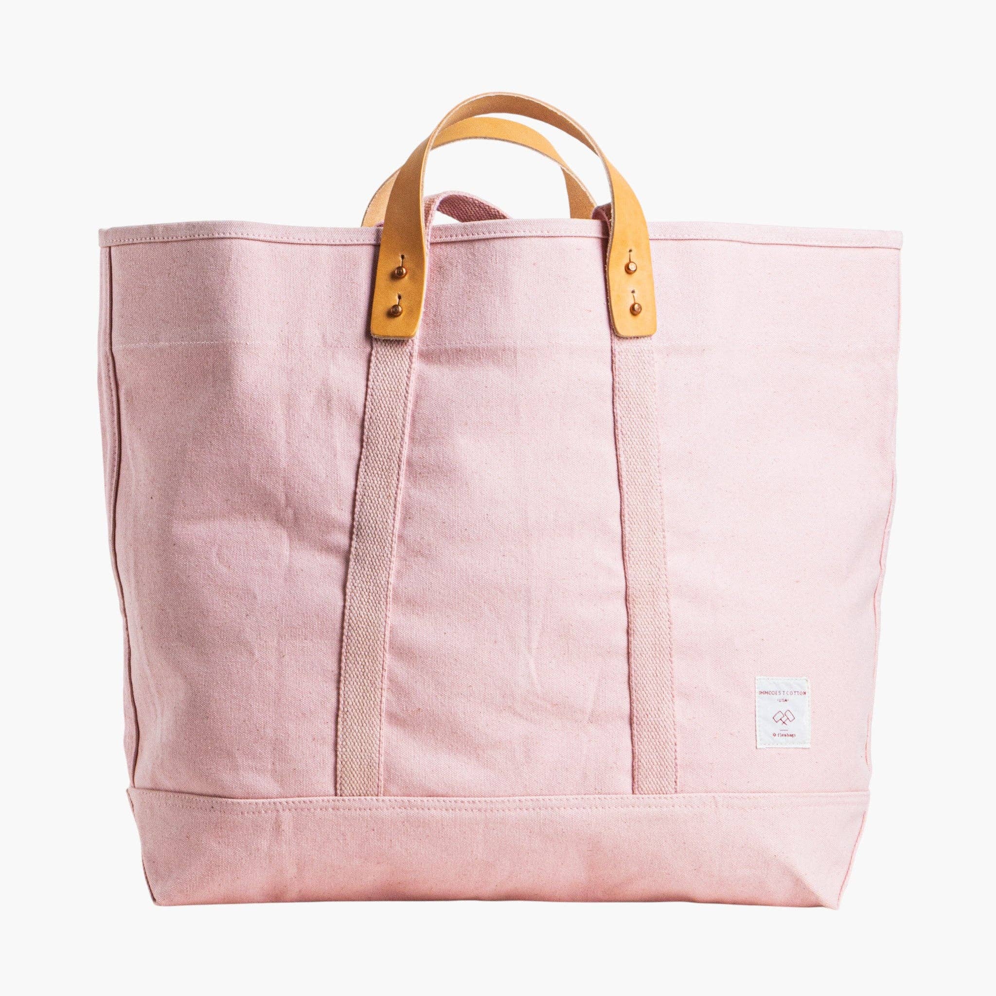 IMMODEST COTTON - Large East West Tote | Bubblegum