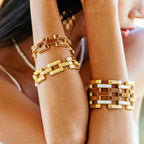 Capucine De Wulf Pathway Link Bracelet - Teak