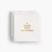 Load image into Gallery viewer, Souvenir Stationery - A Merry Little Christmas - Cocktail Napkins | Set of 20
