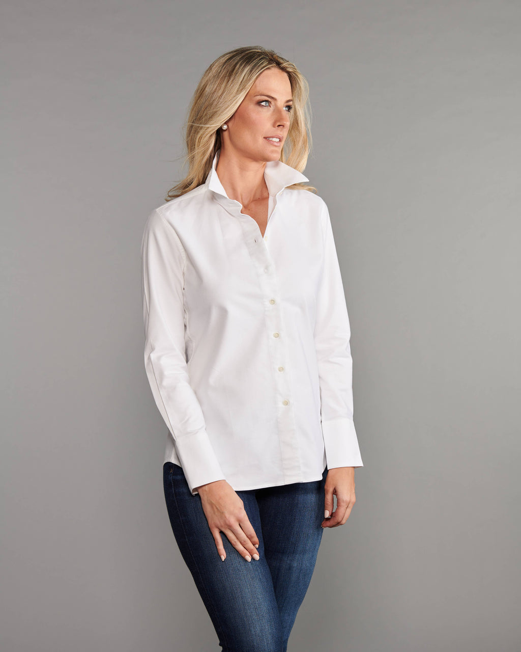 Claridge + King - The Great White Shirt, No.1 in White Oxford: M