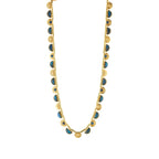 Capucine De Wulf Cleopatra Riviere Necklance - Blue Labradorite