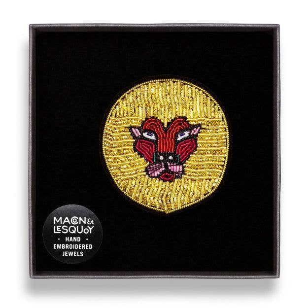 Macon & Lesquoy - Brooch - Lion
