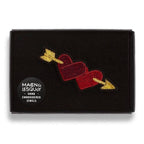 Macon & Lesquoy - Hand embroidered brooch - Lover's Heart