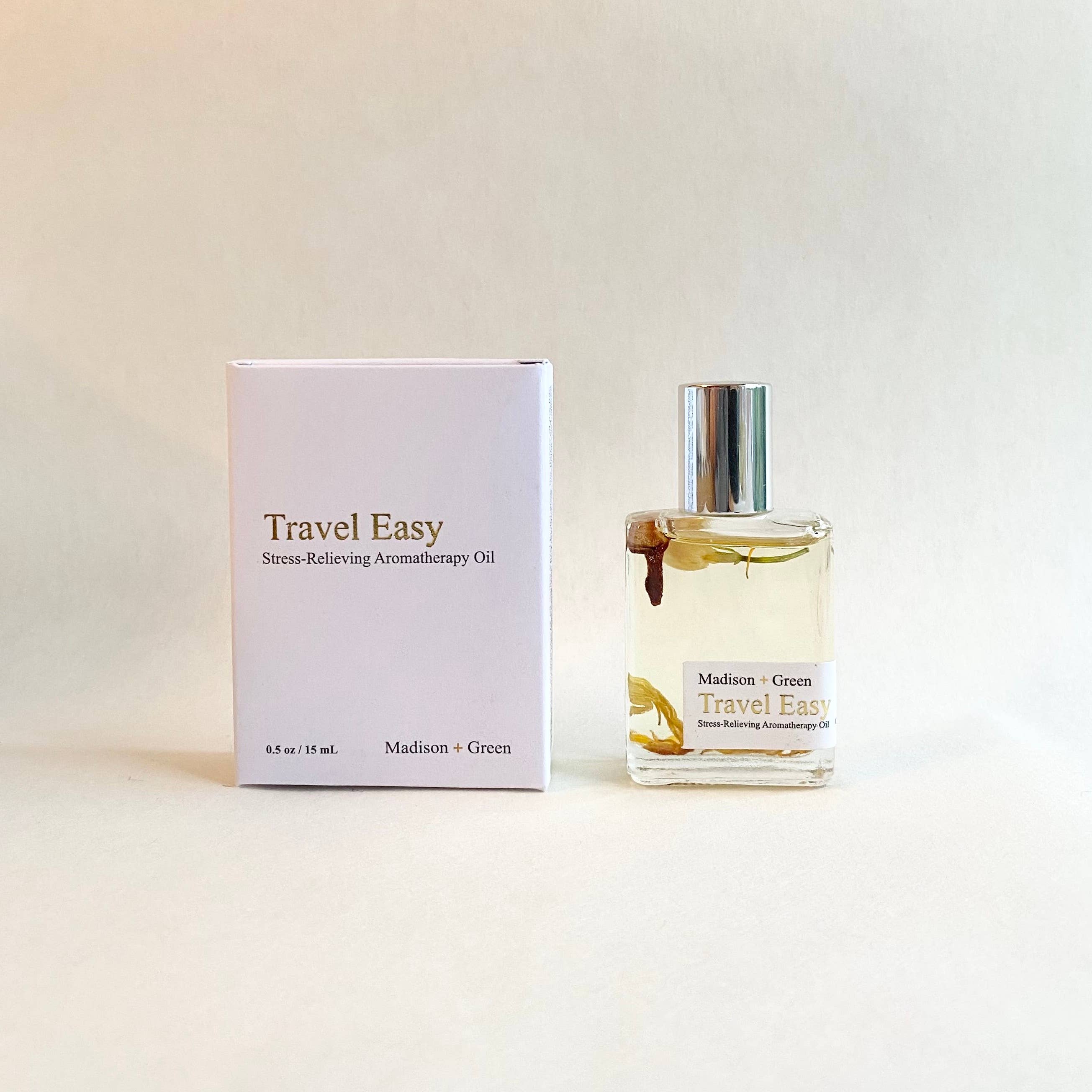 Madison + Green - "Travel Easy" - Aromatherapy Body Oil *