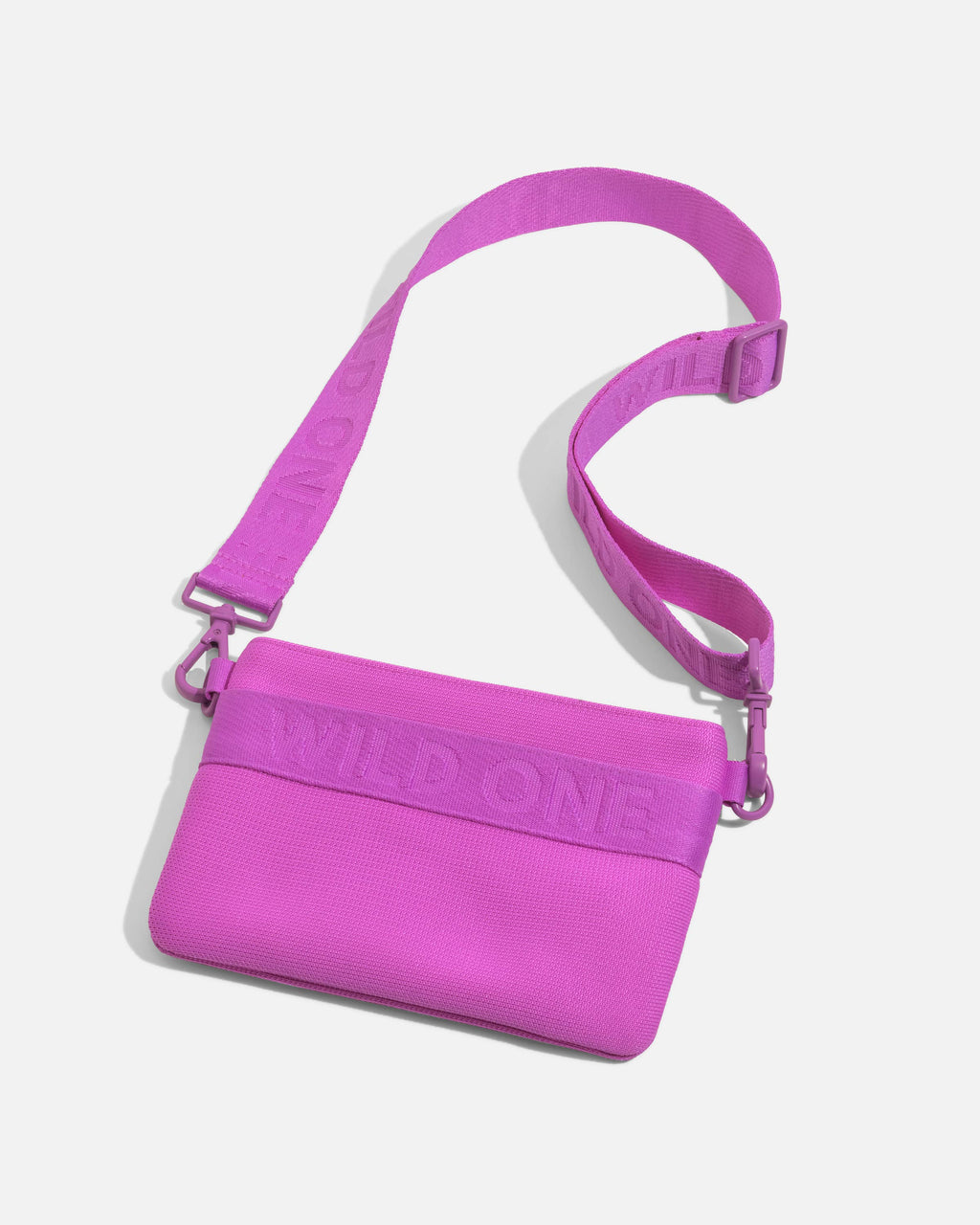 Wild One - Recycled Knit Eco Cross Body Treat Pouch: Spruce