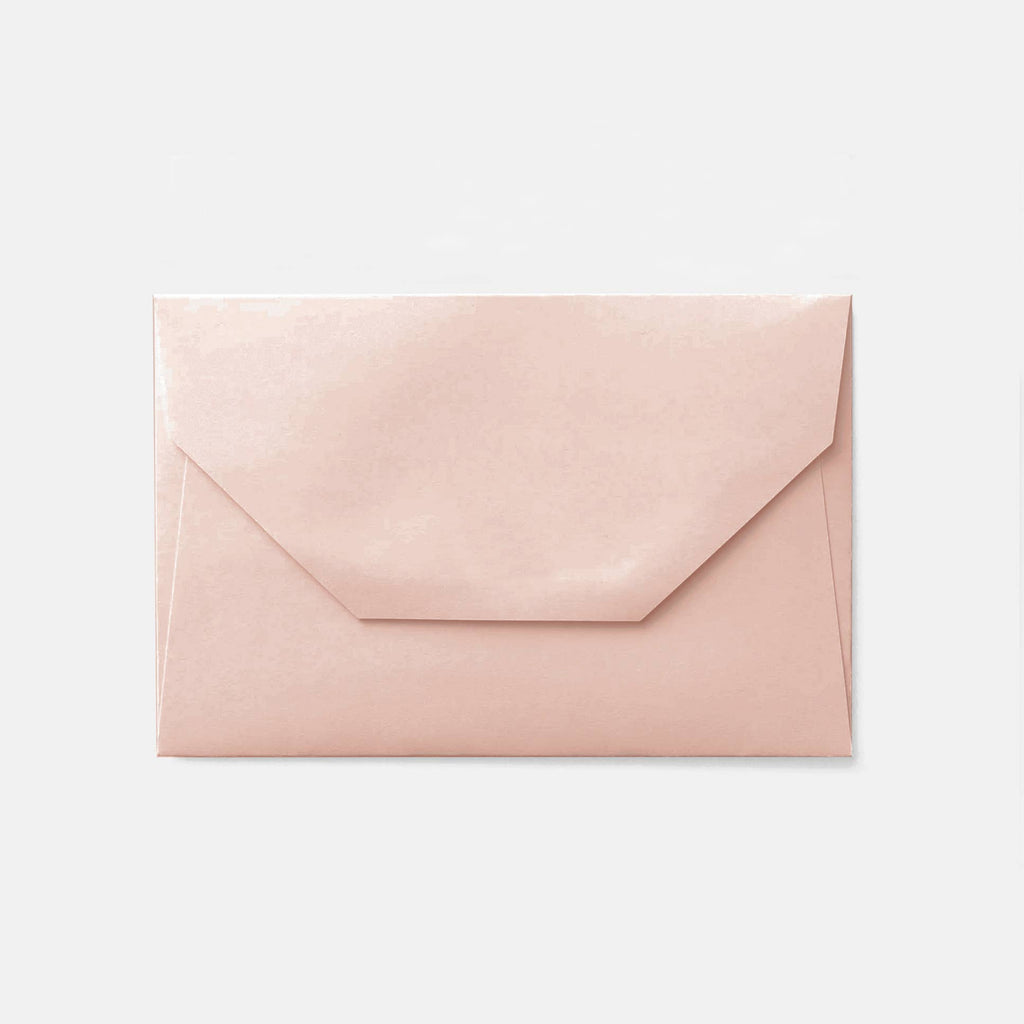 Wms&Co. Notecard/Envelope Set: Blush with Gold edges