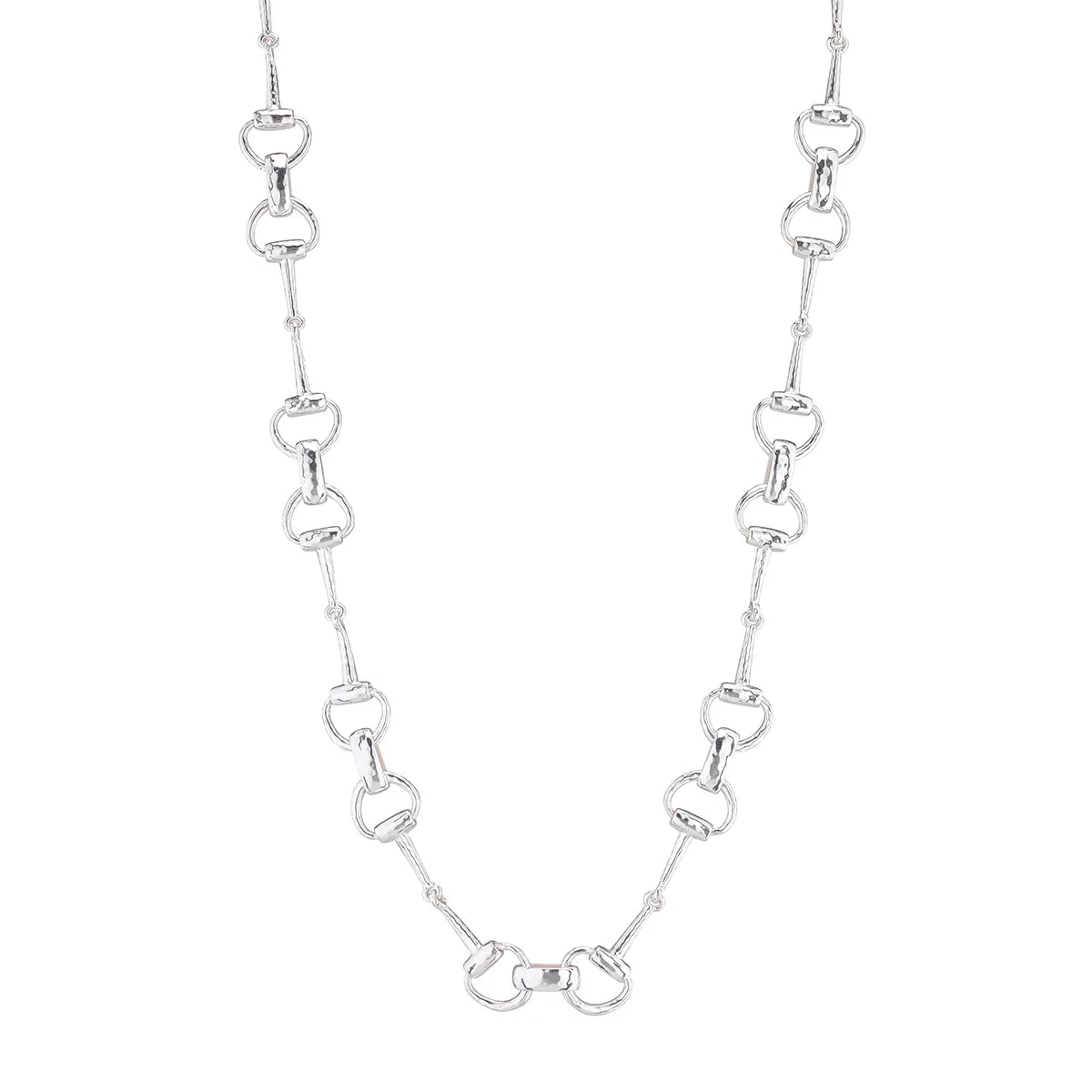 Capucine De Wulf Equestrian Snaffle Bit Chain Necklace - 20" | Silver *