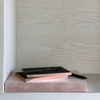 Wms&Co. Little Black Notebooks with Rose Gold Edging (Set of two)