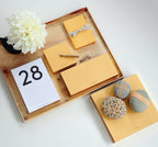Wms&Co. ColorPads: Yellow with Gilded edge, Large Square