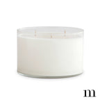 No. 41 Bayberry - Clear Glass Three-Wick Candle