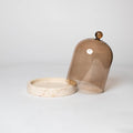 Poured New York - MUSHROOM TRAVERTINE | CLOCHE + STONE