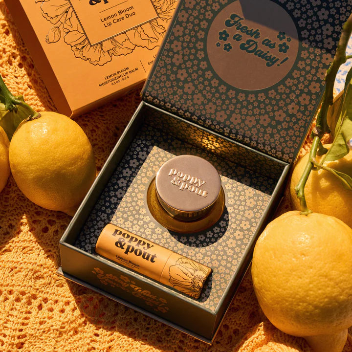 Poppy & Pout - Lip Care Duo | Lemon Bloom