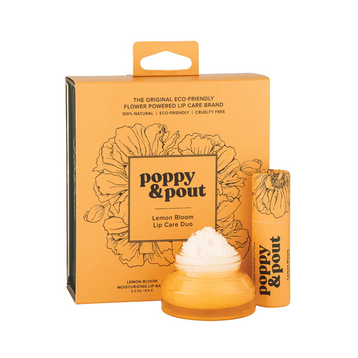 Poppy & Pout - Lip Care Duo | Lemon Bloom