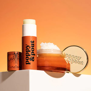 Poppy & Pout Lip Care Duo - Orange Blossom