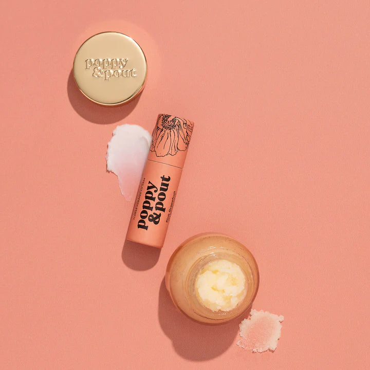 Poppy & Pout - Lip Care Duo | Pink Grapefruit