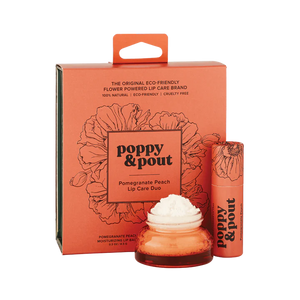 Poppy & Pout - Lip Care Duo | Pomegranate Peach