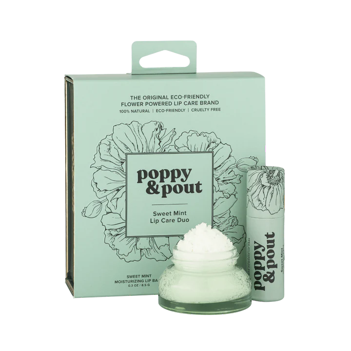 Poppy & Pout - Lip Care Duo | Sweet Mint