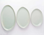 Haand Oval Platter - Ripple | 15 in - Celadon