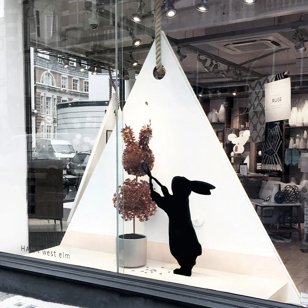 HAM Luxury Greeting Card - Barbecuing Rabbit