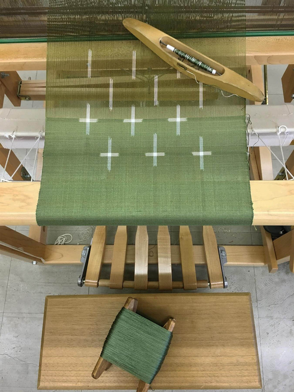 Oats & Rice Cashmere Crochet Gloves | Cream