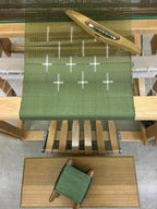 Oats & Rice Cashmere Crochet Gloves | Cream