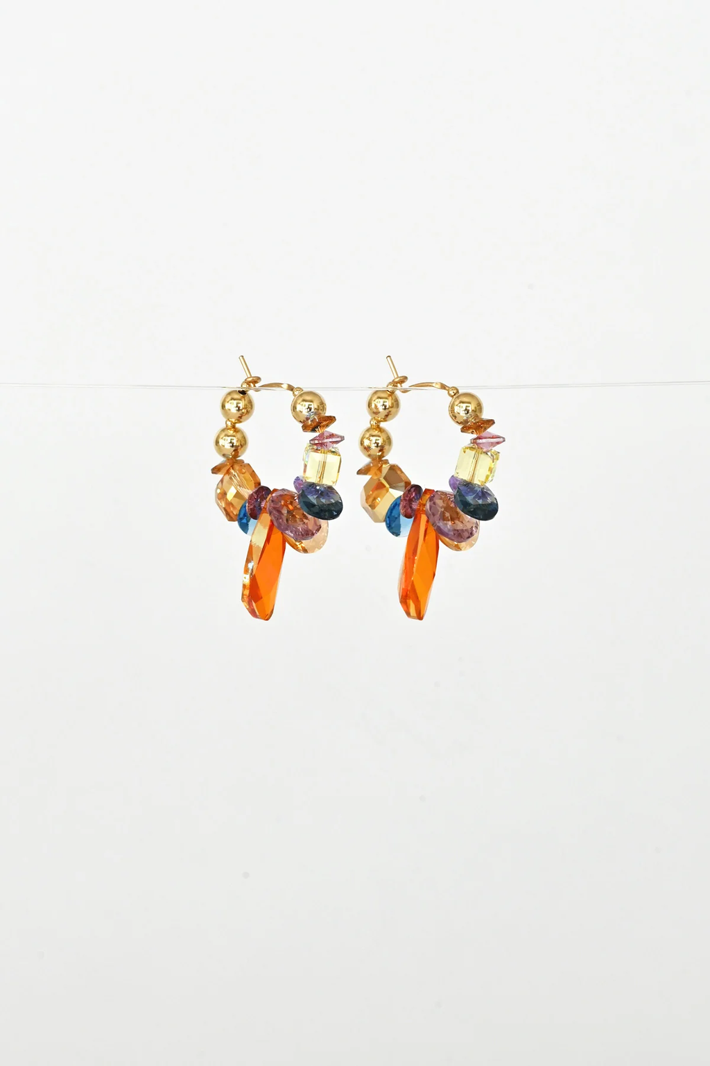 Abacus Row Lady's Slipper Earrings - No. 1