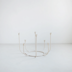 The Floral Society - Beacon Long Stem Candelabra - Parchment
