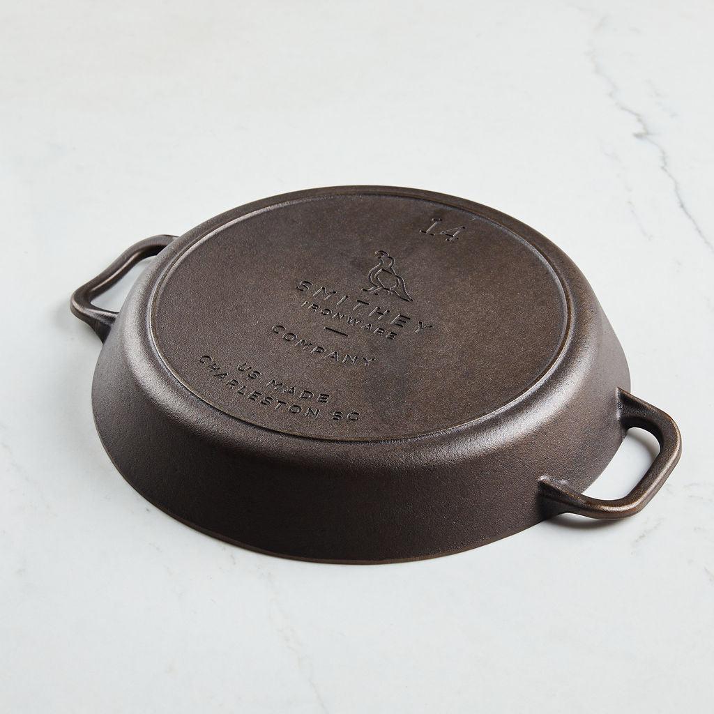 Smithey Ironware Company - No. 14 Dual Handle Cast Iron Skillet
