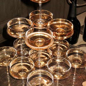 Kelly Wearstler Zuma Collection - Champagne Coupe | Set of Four