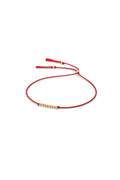 Abacus Row Friendship Bracelet - No. 3 / Coral