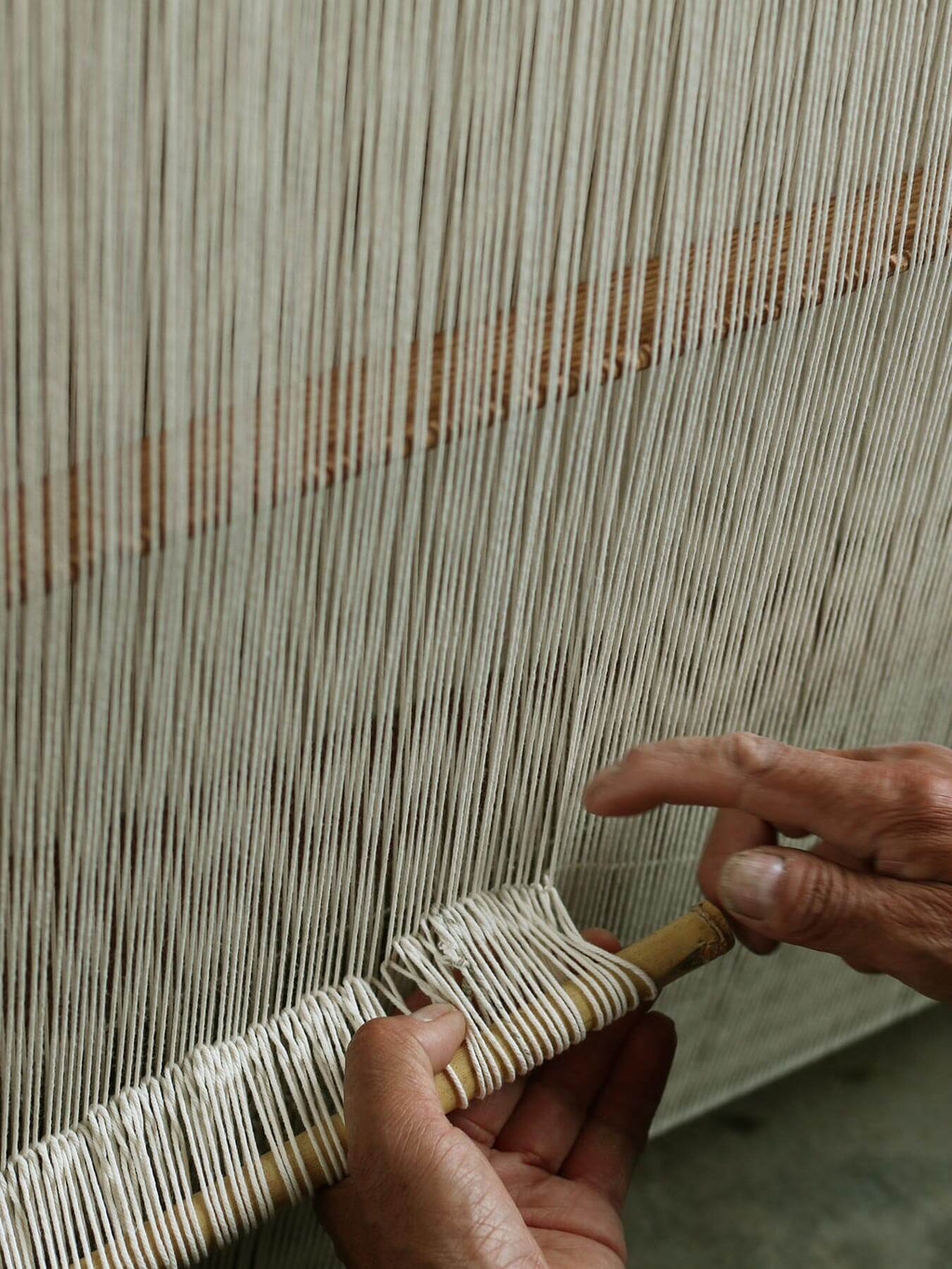 Oats & Rice Cashmere Crochet Gloves | Cream