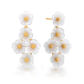 Capucine De Wulf Mermaid Garden Floral Petite Postdrop Earrings