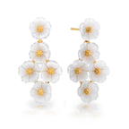 Capucine De Wulf Mermaid Garden Floral Petite Postdrop Earrings